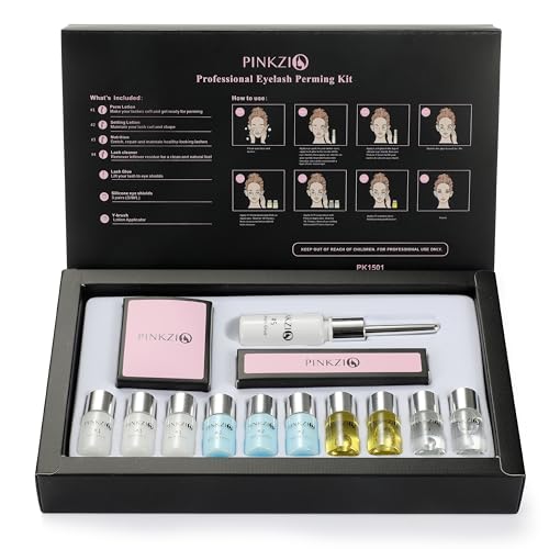 Lash Lift Eyelash Perm Curling Kit Tools ? Eyelash Lift Kit with Glue | Semi-Permanent Lash Lifting for Natural Lashes | DIY at-Home or Salon Use | Long-Lasting & Gentle Formula