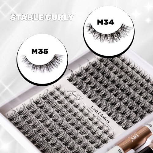 Manga Lash Clusters 168pcs Extension Kit 10-18mm
