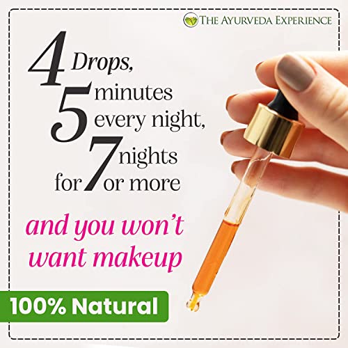 iYURA Manjish Glow Elixir - Traditional Glow-Boosting Face Moisturizer for an Instant Dewy Glow & Clear-looking skin ? Lightweight, 100% Natural Nighttime Face Oil, 1.69 fl oz