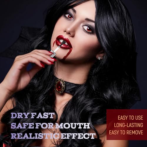 Black Tooth Paint Temporary Teeth Makeup for Halloween Costume