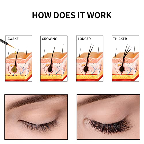 Eyelash Growth Serum with Peptides - Fuller, Thicker Lashes
