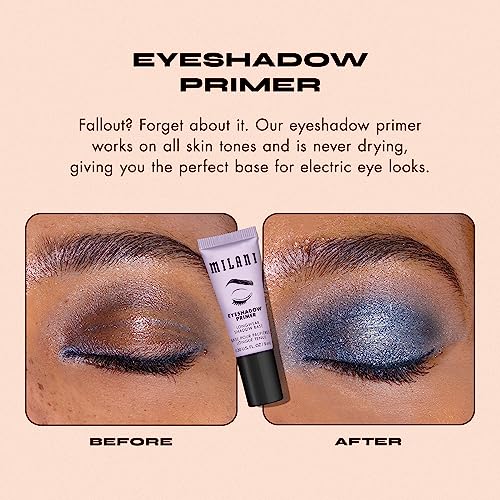 Milani Eyeshadow Primer - 2 Pack | Primer Face Makeup Eye Shadow Primer Base | Makeup Primer for Face | Vegan, Cruelty-Free, Made for Long-Lasting Wear | Use with Eye Shadow Palettes