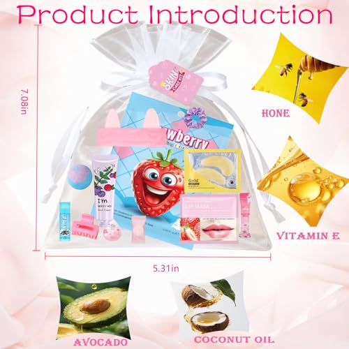 112PCS Spa Party Supplies for Women, Spa Party Favors Include Face Masks,Hand Cream,Lip Mask,Spa Headband and Foot Bath Bombs Bulk Birthday Sleepover Party Supplies for Women