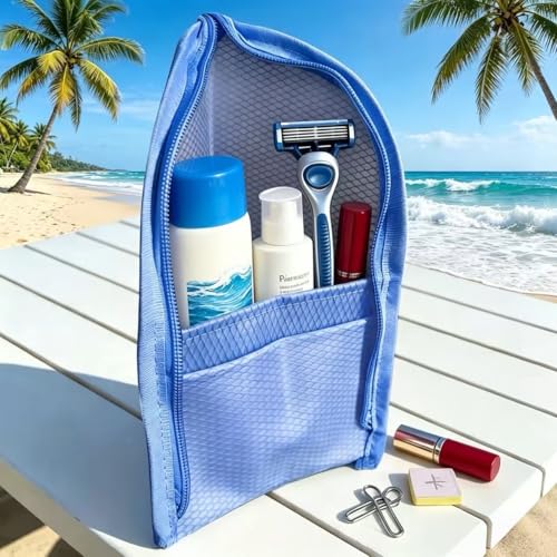 Portable Standing Toiletry Bag - Waterproof Travel Organizer for Men & Women