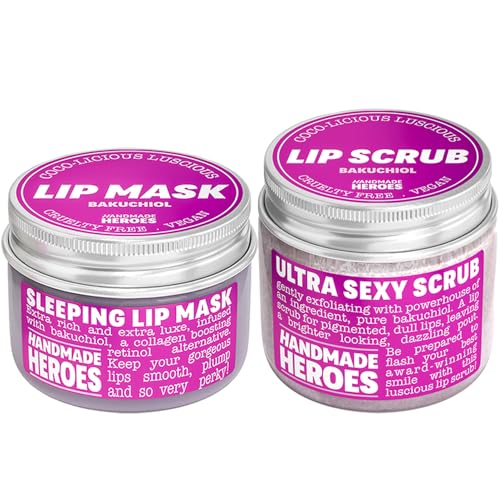 Bakuchiol Lip Bundle - Bakuchiol Lip Scrub and Lip Mask