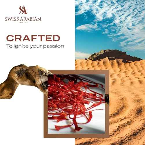 Swiss Arabian Shaghaf Oud Royale Spicy, Oud, Aromatic Fragrance - Notes of Saffron and Lavender - Perfume for Women and Men - 2.5 oz EDP Spray