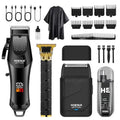 HIENA PRO Hair Clipper Set for Men - Cordless Trimmer & Foil Shaver