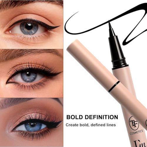 Waterproof Liquid Eyeliner Pen – Bold Tip, Smudge-Proof, Long-Lasting