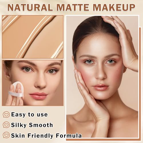 Airbrush Foundation Makeup - Full Coverage Flawless Base