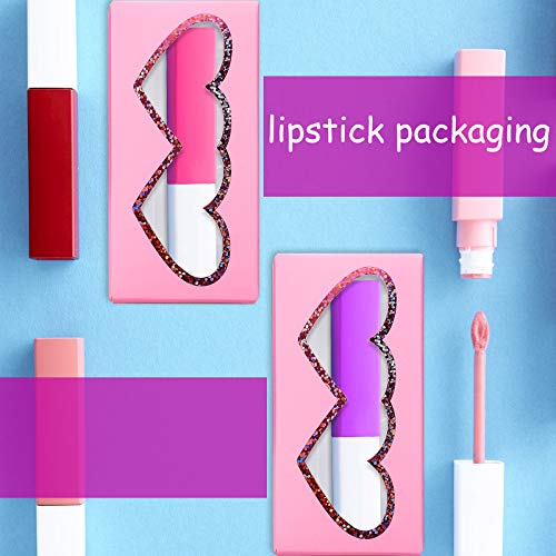 Maitys 30 Pack Empty Eyelash Boxes with Lash Trays | Pink