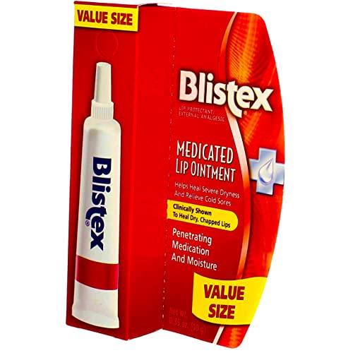 Blistex Lip Medicated Ointment, 0.35 oz (Bundle of 5)