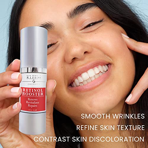 Retinol Serum 2.5% for Face Anti Aging Serum with Hyaluronic Acid to Minimize Wrinkles. Improves Sun Damaged Skin and Fades Dark Spots - Vitamin A Serum - Dermatologist Tested & MADE in USA