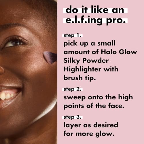 e.l.f. High Points Tapered Highlighter Brush - Vegan & Cruelty-Free