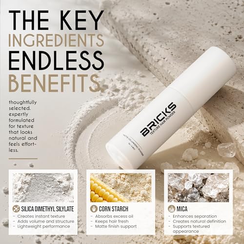 Hair Texture Powder for Men - Matte Finish Volume & Hold