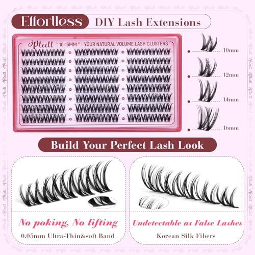 Flaunt Lash Clusters Wispy D Curl Eyelash Extensions 10-16mm
