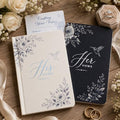 NELXI Vow Books for Bride & Groom Set of 2 4x6 Inches Black & White with Keepsake Cards – Personalized Wedding Promise Journals, His and Hers 2026
