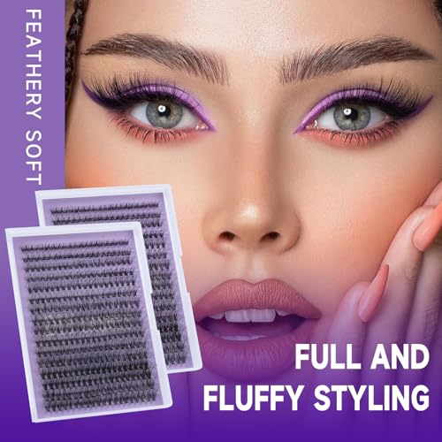 30D Wispy Lash Clusters 9-16mm 320pcs DIY Eyelash Extensions