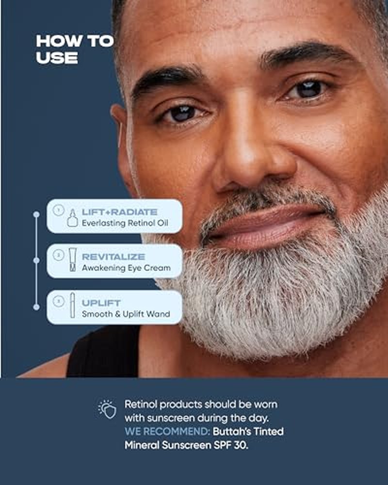 Buttah Skin Sterling Silver Radiance Kit - Retinol Oil & Eye Cream