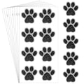 Blulu Glitter Paw Print Temporary Tattoos 25 Sheets 200 Pcs
