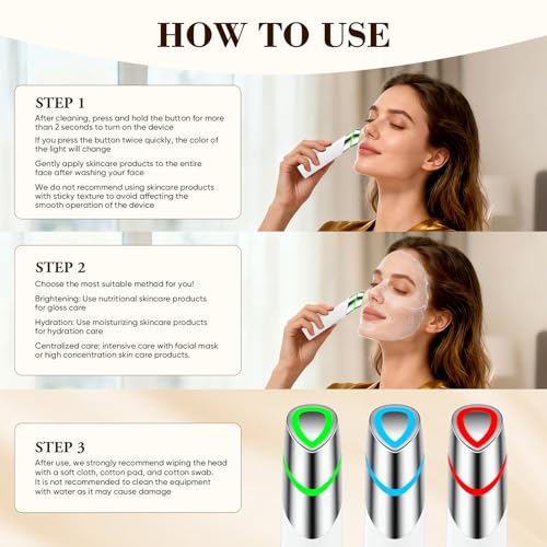 Claities 4-in-1 Facial Microcurrent Device with Heat & LED
