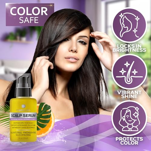 BELLISSO Scalp Serum - Dry & Itchy Dandruff Relief for All Hair Types