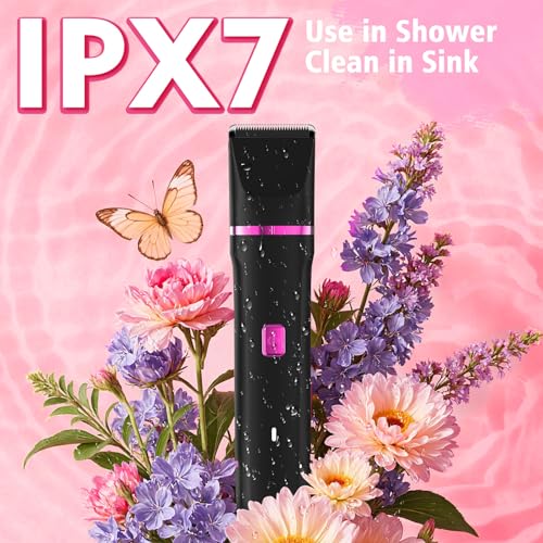 Rose Black 3-in-1 Bikini Trimmer for Women, Body Shaver & Razors - Smooth Kit