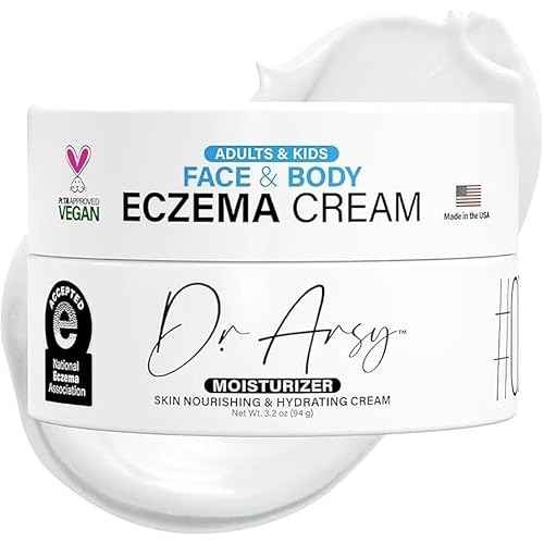 Eczema Cream for Adults & Kids ? Hypoallergenic Barrier Repair Moisturizer, Clinically Proven (3 Studies), Fragrance-Free, Dermatologist Tested, Face & Body Hydration, NEA Accepted, USA Made