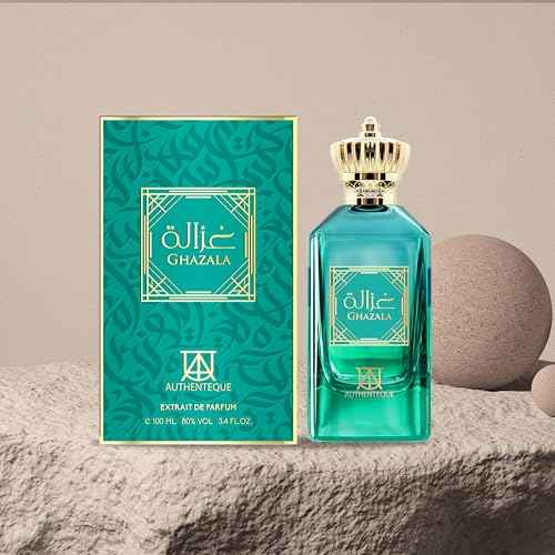 Ghazala - Arabic Perfume for Women 3.4 Fl Oz - Eau De Parfum Turkish Rose, Peony, Musk, Petalia & Vanilla - Perfumes Arabes - Inspired by PDM's D.elina E.xclusif
