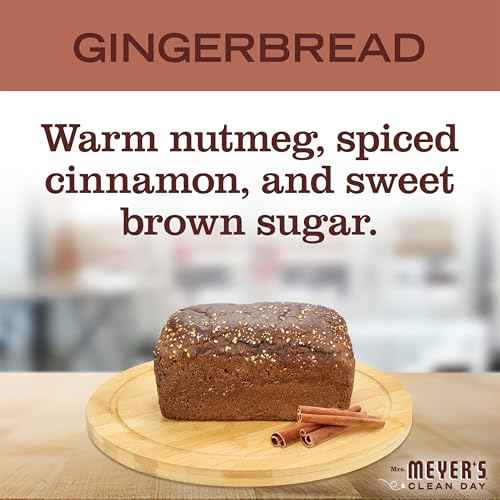 Mrs. MEYER'S CLEAN DAY Liquid Hand Soap, Limited Edition Gingerbread Scent, 12.5 Ounce Bottle