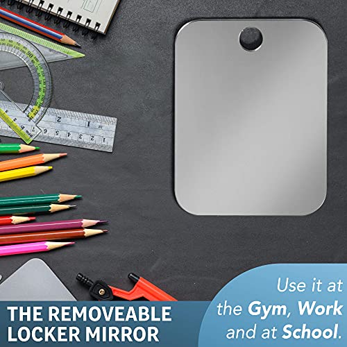Shave Well Locker Mirror - Travel-Friendly Full-Face Design