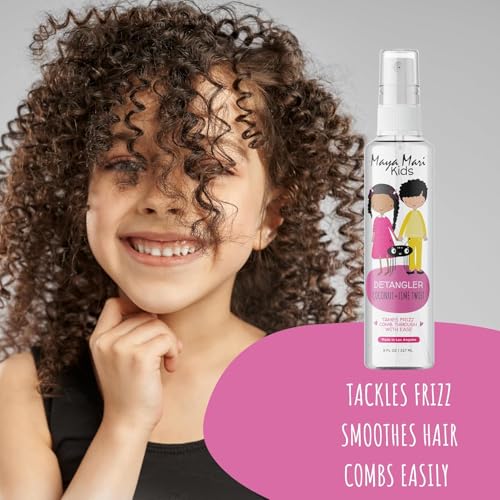 Kids Hair Care Set with Shampoo, Conditioner, Detangler & Styling Gel - Coconut Lime Twist, 52 fl oz