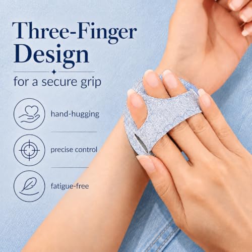 Coieaa Denim Print Finger Makeup Sponge 6Pcs – Blending Puff for Foundation