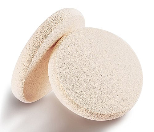 OWLFAVO Round Makeup Sponges with Travel Case - 2pcs