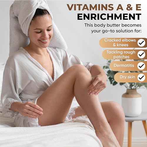 Salt Cellar Spa Lavender Body Butter for Women, Made with Dead Sea Minerals, Shea Butter & Plant Extracts, Luxurious Skin Rejuvenation & Moisturization, Made in Israel, Cruelty-Free, Paraben Free