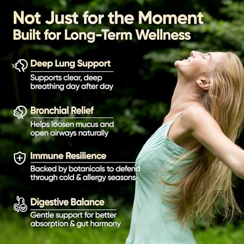 Mullein Drops for Lung Health with 7 Herbs - 120 Servings