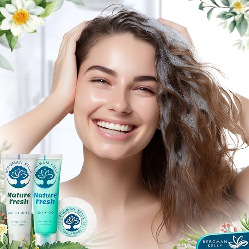 Bergman Kelly Hotel Soap & Shampoo Set, 150-Piece Bulk Amenities