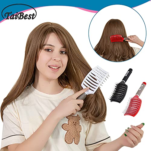 Boar Bristle Hair Brush Set – Detangler & Styling Brushes