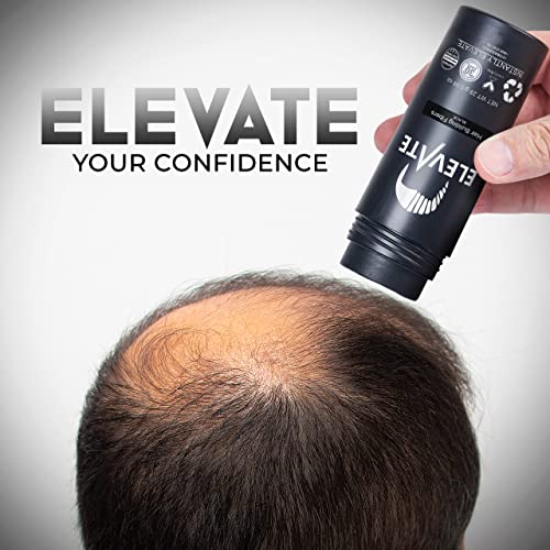 Elevate Black Hair Fibers - Instant Hair Thickener & Concealer 28g