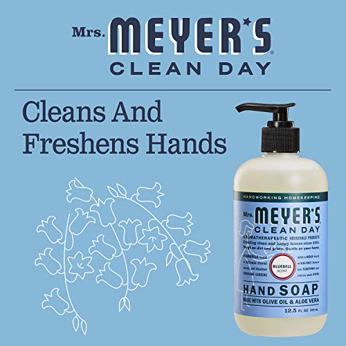 MRS. MEYER'S CLEAN DAY Bluebell Liquid Hand Soap 12.5 Fl Oz (Pack of 1)