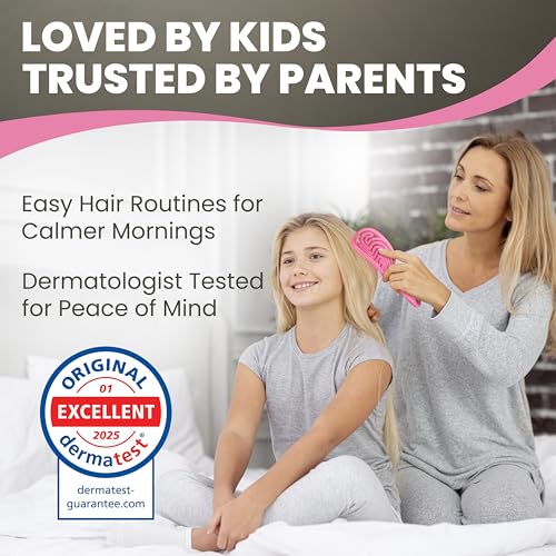 Walcora Pink Detangler Brush – Pain-Free Hair Detangler for Wet & Dry Hair
