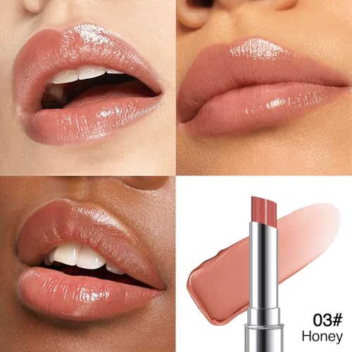 Honey Nude Tinted Lip Balm – Hydrating Lip Oil with Natural Shine