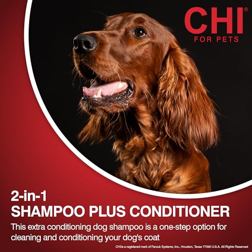 CHI Ionic 2-in-1 Dog Shampoo & Conditioner, 16 fl oz