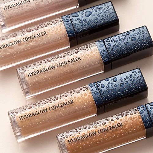 Lune+Aster HydraGlow Concealer - Deep Almond - This medium to full coverage, skin-nourishing concealer hides dark undereye circles, blemishes, redness and other imperfections.