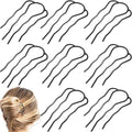 8 Pack Metal U-Shaped Hair Combs for Women Hair Styling & Updos