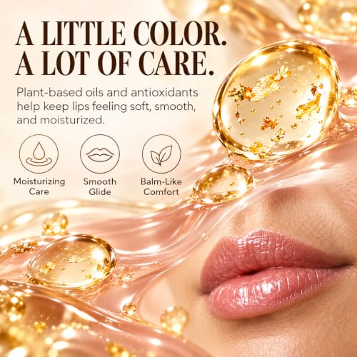 pH-Reacting Lip Gloss for Mature Lips - Long-Lasting Hydrating Lip Balm