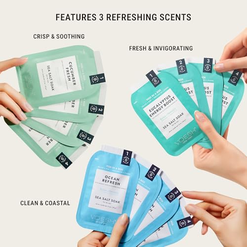 VOESH Pedi in a Box 4 Step Fresh Trio - Vegan Foot Spa Set