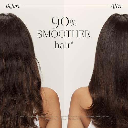 L'ANZA Keratin Healing Oil Conditioner for Dry Damaged Hair, Moisturizing, Detangles, Reduces Breakage, Adds Shine, Anti-Frizz, Color Safe Anti-Humidity Strengthening Care, Sulfate Free