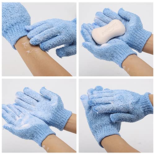 Exfoliating Shower Gloves 24-Pack - Body Scrubber Loofah