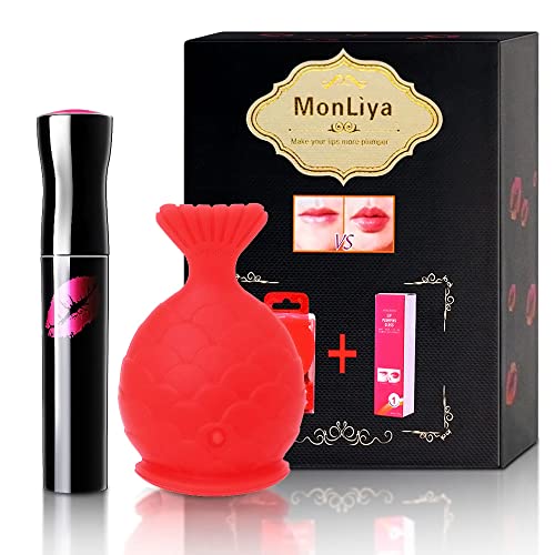 Fish Shape Lip Plumper Device with Plumping Gloss Set