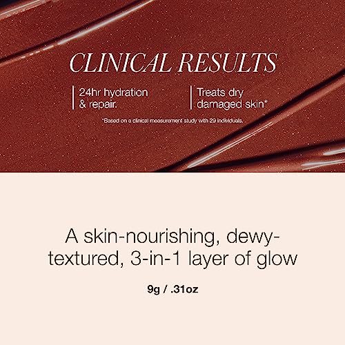 RMS Beauty Liplights Cream Lip Gloss (Bare) & Lipnights Overnight Lip Mask, Hydrating Lip Tint & Lip Balm with Jojoba Oil, Shea Butter & Coco Butter